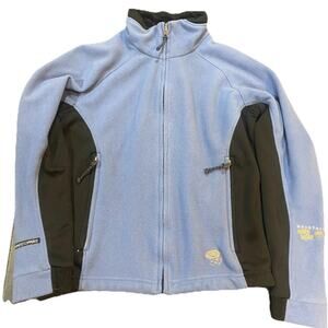 Mountain Hardwear Women's Gore-Tex Wind Stopper Jacket Sz 6 Blue Full Zip